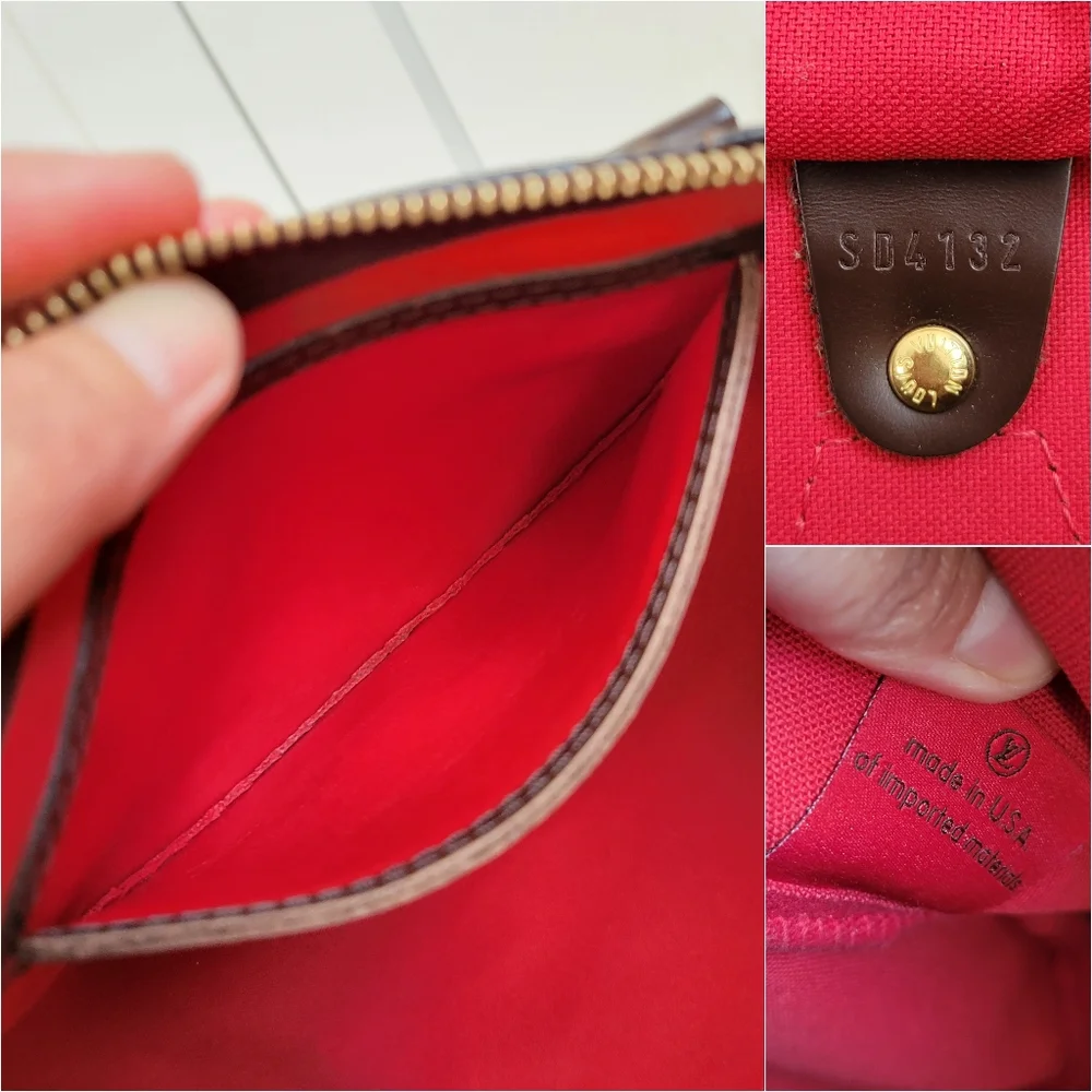 Louis Vuitton Speedy 35 Damier Ebene Handbag